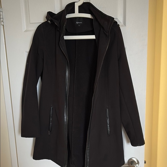 Black Hooded Women's Jacket - Picture 9 of 10